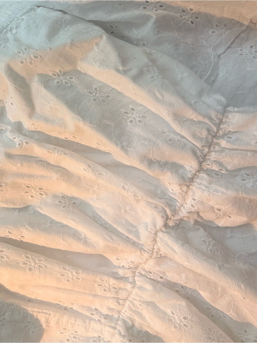 Old Navy White Strapless Eyelet Maxi Dress - Picture 4 of 4